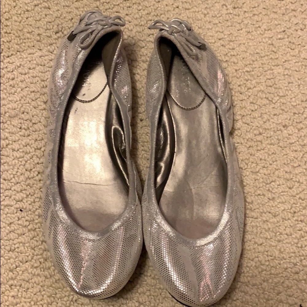 Maria Sharapova for Cole Haan silver flats